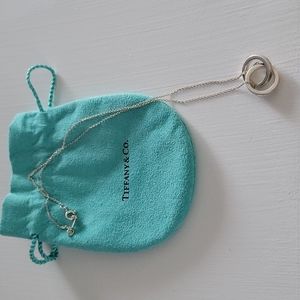 Tiffany &Co Silver 925 interlocking necklace